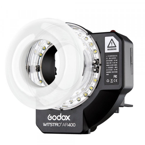 Godox WITSTRO AR400 400 W li-ion Akku LCD Panel Makro LED Ring Flash Speedlite Video Light Kit für Canon, Nikon, Sony DSLR Kamera-39